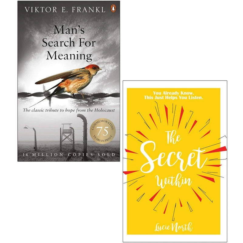 Man's Search For Meaning Viktor E Frankl ,Secret Within Lucie North 2 Books  Collection Set
