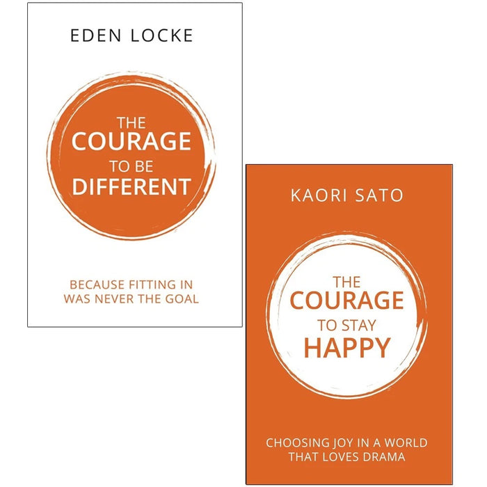 Courage To Stay Happy,Courage To Be Different Eden Locke 2 Books Collection Set - The Book Bundle