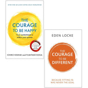 Courage to beHappy Ichiro Kishimi,Courage To Be Different Eden Locke 2 Books Collection Set - The Book Bundle