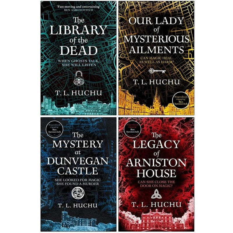 Edinburgh Nights Series 4 Books Collection Set By T. L. Huchu Mystery(Library of the Dead,Our Lady of Mysterious Ailments,The Mystery at Dunvegan Castle & The Legacy of Arniston House) - The Book Bundle