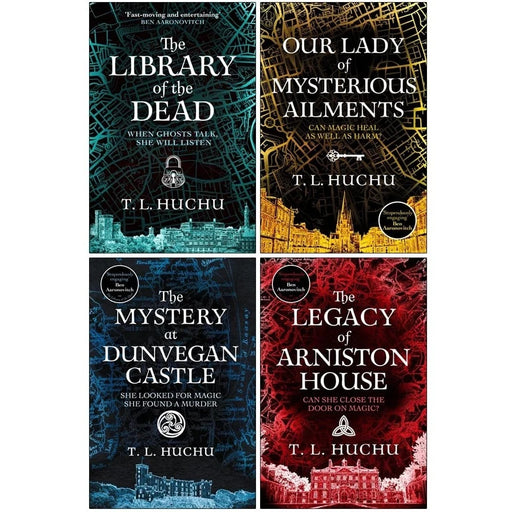 Edinburgh Nights Series 4 Books Collection Set By T. L. Huchu Mystery(Library of the Dead,Our Lady of Mysterious Ailments,The Mystery at Dunvegan Castle & The Legacy of Arniston House) - The Book Bundle