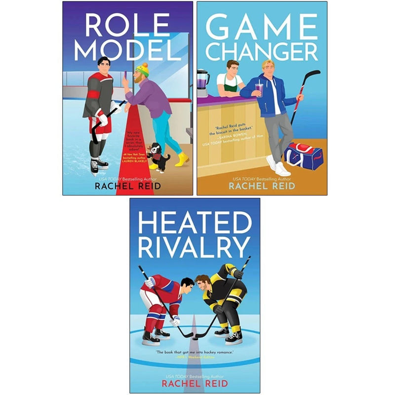 Rachel Reid Game Changers Series 1 books set including Game Changers, Heated Rivalry, and Role Model by Carina Press Ltd.