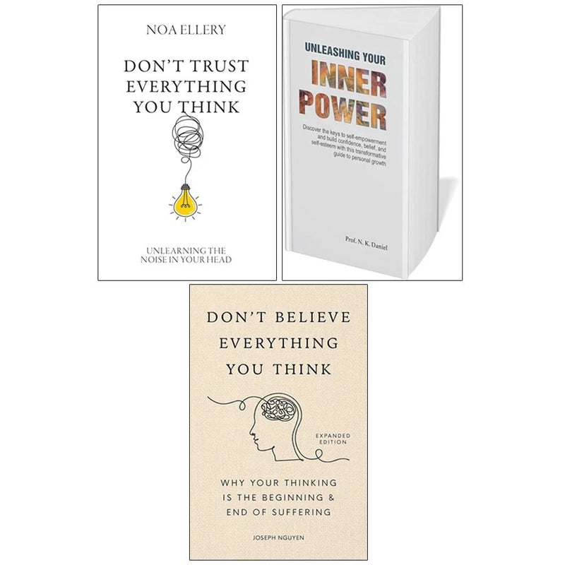 Don’t Trust Everything,Unleashing Your Inner,Don't Believe Every 3 Books Collection Set - The Book Bundle