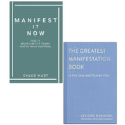 Manifest It Now by Chloe Hart ,Greatest Manifestation Book 2 Books Collection Set - The Book Bundle