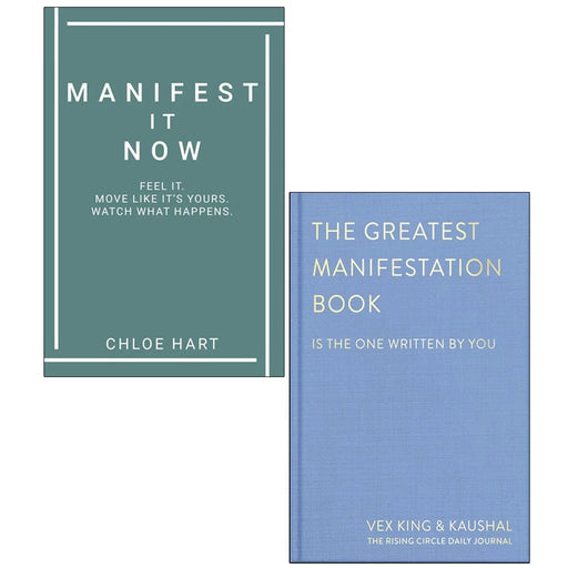 Manifest It Now by Chloe Hart ,Greatest Manifestation Book 2 Books Collection Set - The Book Bundle
