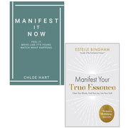 Manifest It Now by  Chloe Hart ,Manifest Your True Essence 2 Books Collection Set - The Book Bundle