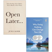 Open Later by  June Calder ,The Brain at Rest by  Joseph Jebelli 2 Books Collection Set - The Book Bundle