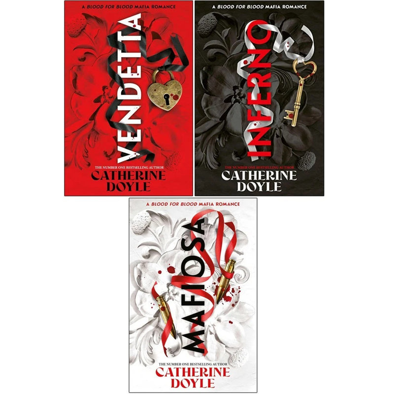 Blood for Blood Series 3 Books Collection Set By Catherine Doyle Vendetta(Vendetta ,Inferno & Mafiosa) - The Book Bundle