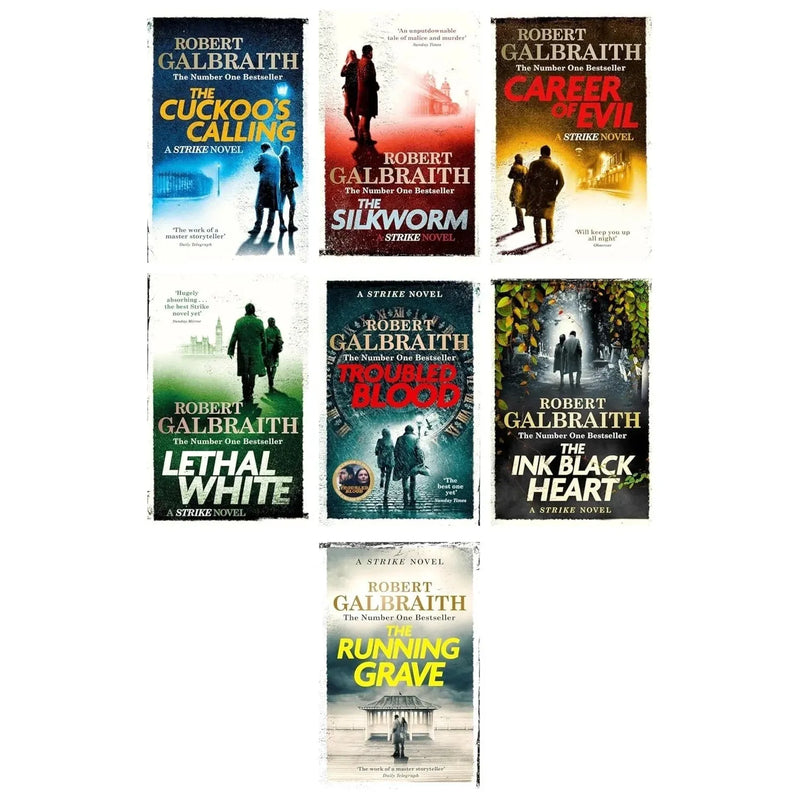 Cormoran Strike Series Collection 7 Books Set Robert Galbraith - The Book Bundle