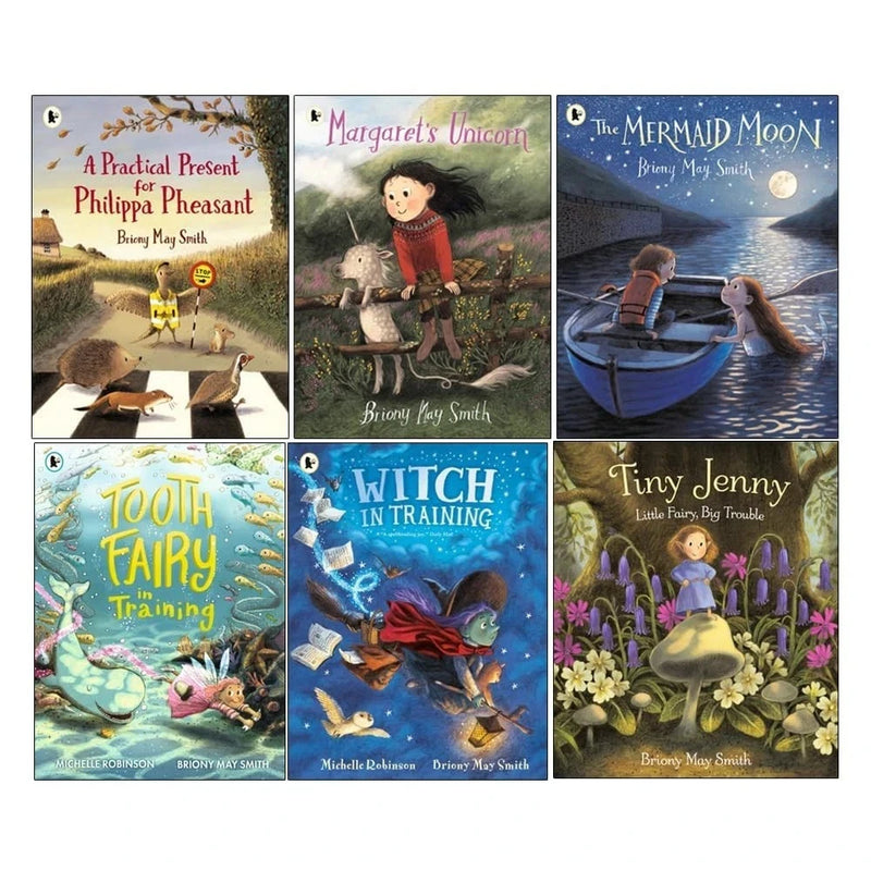 Briony May Smith Collection 6 Books Set (Mermaid Moon,Margaret's Unicorn, Tooth) - The Book Bundle