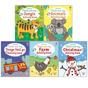 That's not my Activity Book Collection 5 Books Set By Rosie Dickins - The Book Bundle