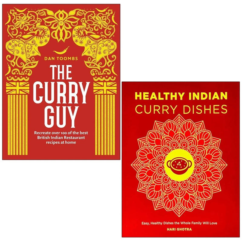The Curry Guy by  Dan Toombs ,Healthy Indian Curry by  Hari Ghotra 2 Books Collection Set - The Book Bundle