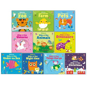 Usborne Slide and See By Fiona Watt 10 Books Collection Set Slide and See Animal - The Book Bundle