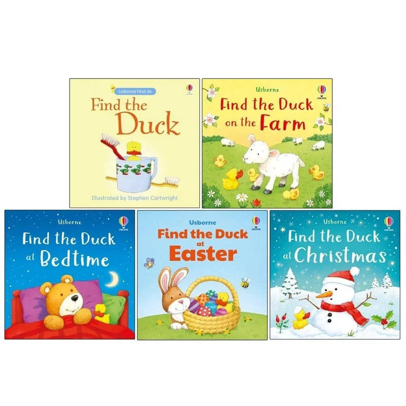 Usborne Find the Duck Collection 5 Books Set - The Book Bundle