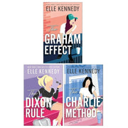 Three paperback campus diaries by Elle Kennedy from the fiction series collection, featuring book covers with vibrant designs.