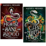 Vows of Vengeance Series By Alexis L. Menard 2 Books Collection Set (House of Bane and Blood & City of Mirth and Malice) - The Book Bundle