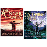 The Hunger Games Illustrated Edition by Suzanne Collins 2 Books Collection Set - The Book Bundle