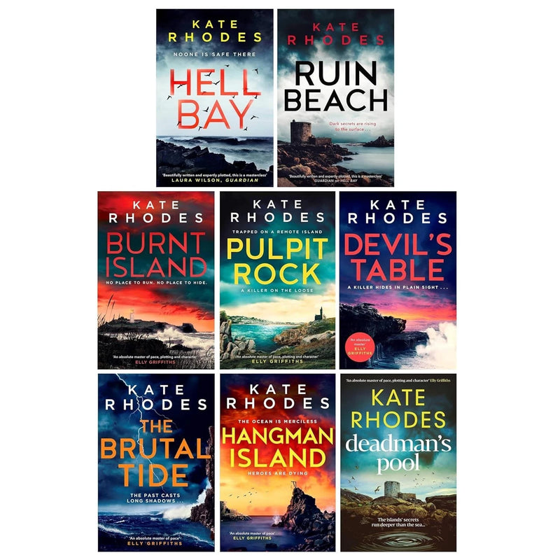 Isles of Scilly Mysteries By Kate Rhodes 8 Books Collection Set - The Book Bundle