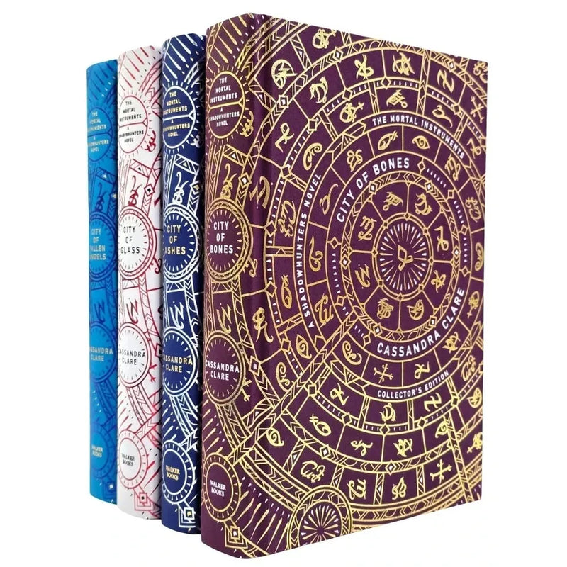 Mortal Instruments by Cassandra Clare A Shadowhunters Novel 4 Book Set Hardcover - The Book Bundle