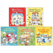Usborne Miss Molly Collection 5 Books Set (Manners,Kindness,Confidence,Making Friends & Happiness) - The Book Bundle