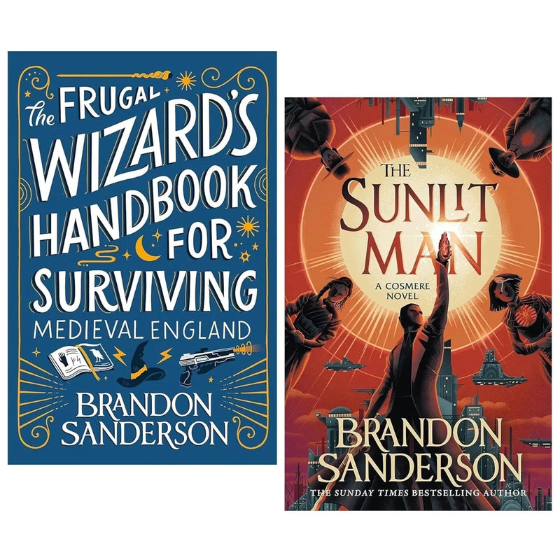 Secret Projects Series 2 Books Set by Brandon Sanderson( Frugal Wizard’s Handbook  & Sunlit Man) - The Book Bundle