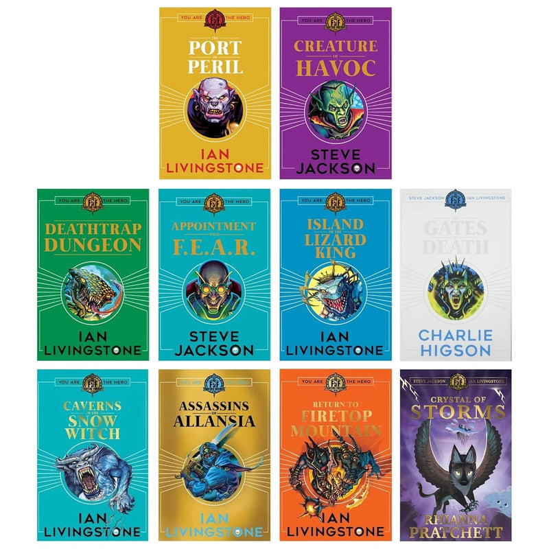 Fighting Fantasy RPG Collection 10 Books Set Books 6-15 - The Book Bundle