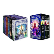 Nine-book collection of Land of Stories and A Tale of Magic series by Chris Colfer, featuring colorful covers and illustrations.