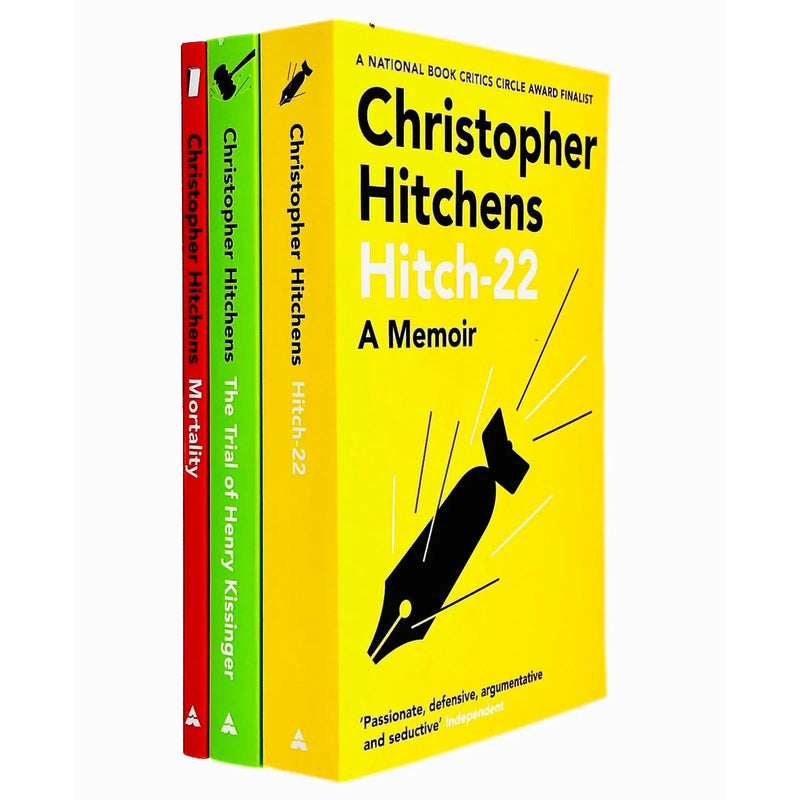 Christopher Hitchens Collection 3 Books Set(Hitch 22 ,The Trial of Henry Kissinger Mortality & God Is Not Great) - The Book Bundle