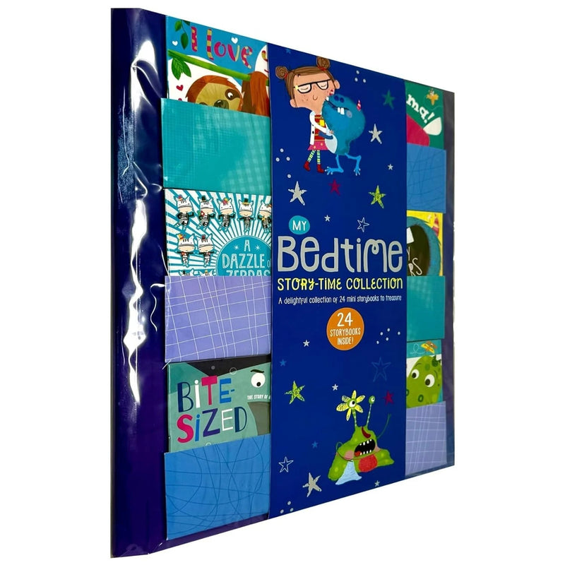 Set of 24 bedtime storybooks from Rosie Greening's Make Believe Ideas collection, featuring colorful illustrations and engaging stories.