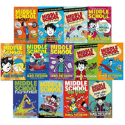 Middle School Series 13 Books Collection Set by James Patterson - The Book Bundle