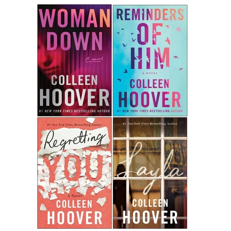 Colleen Hoover Collection 4 Books Set(Woman Down, Reminders of Him ,Regretting You &  Layla) - The Book Bundle