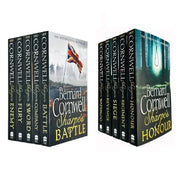 Bernard Cornwell Richard Sharpe Series 11 To 20 - 10 Books  Collection Set(Fury ,Battle ,Company, Enemy, Sword, Revenge, Regiment, Waterloo, Siege & Honour) - The Book Bundle