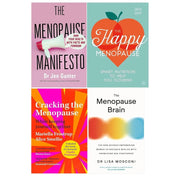 Menopause Manifesto, Cracking the Menopause, Brain,Happy Menopause 4 Books Collection Set - The Book Bundle