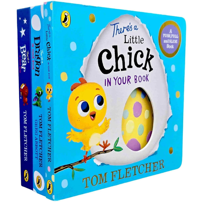 Who's In Your Book? Series 3 Picture Books Collection Set (There's a Dragon in Your Book, There's a Bear in Your Book  & There’s a Little Chick In Your Book) - The Book Bundle