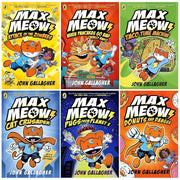 Max Meow Series By John Gallagher Graphic Novels 6 Books Collection Set - The Book Bundle