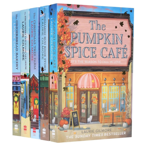 Dream Harbor Series 5 Books Collection Set By Laurie Gilmore (The Pumpkin Spice Café, The Cinnamon Bun Book Store) - The Book Bundle