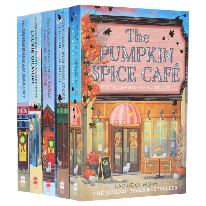 Dream Harbor Series 5 Books Collection Set By Laurie Gilmore (The Pumpkin Spice Café, The Cinnamon Bun Book Store) - The Book Bundle