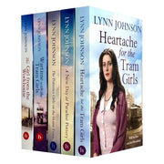 Potteries Girls 5 Books Collection Set by Lynn Johnson(The Girl from the Workhouse ,Wartime with the Tram Girls ,The Potteries Girls on the Home Front, A New Day at Paradise Pottery & Heartache For The Tram Girls) - The Book Bundle