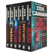 Eddie Flynn Series 6 Books Collection Set by Steve Cavanagh(The Defence, The Plea ,The Liar ,Thirteen, Fifty-Fifty & The Devil’s Advocate) - The Book Bundle