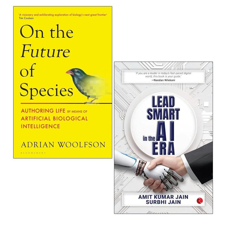 On the Future of Species , Lead Smart in the AI Era 2 Books Collection Set - The Book Bundle