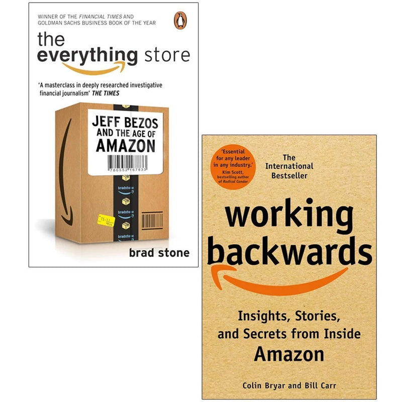 The Everything Store,Working Backwards 2 Books Collection Set - The Book Bundle