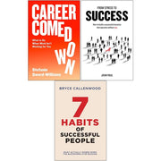 Career Comedown HB,From Stress to Success,7 Habits 3 Books Collection Set - The Book Bundle