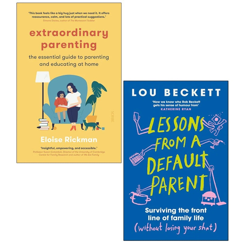Lessons from a Default Parent HB,Extraordinary Parenting 2 Books Collection Set - The Book Bundle