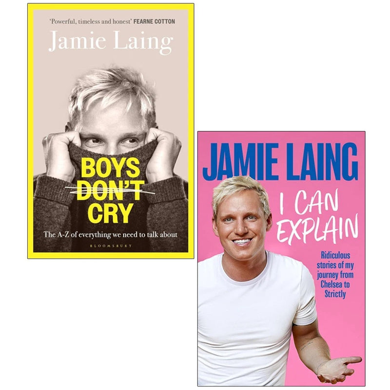 Jamie Laing Collection 2 Books Set( Boys Don’t Cry & I Can Explain A hilarious) - The Book Bundle