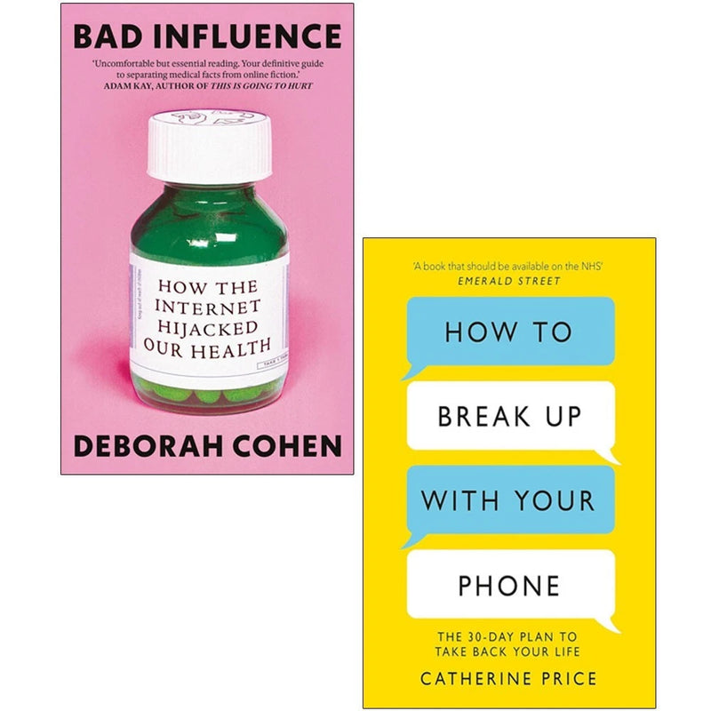 Bad Influence Hardcover, How to Break Up With Your Phone 2 Books Collection Set - The Book Bundle