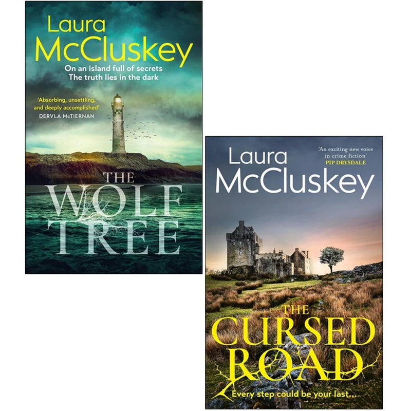 George Lennox and Richie Stewart Series By Laura McCluskey 2 Books Collection Set(The Cursed Road HB & The Wolf Tree) - The Book Bundle