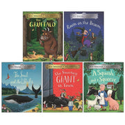 Julia Donaldson 5-book children's collection set including The Gruffalo, Room on the Broom, and more, by Macmillan Children's Books.