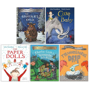 Julia Donaldson 5 Books Collection Set(The Gruffalo's Child, Cave Baby, The Paper Dolls ,Charlie Cook's Favourite Book & Tyrannosaurus Drip) - The Book Bundle