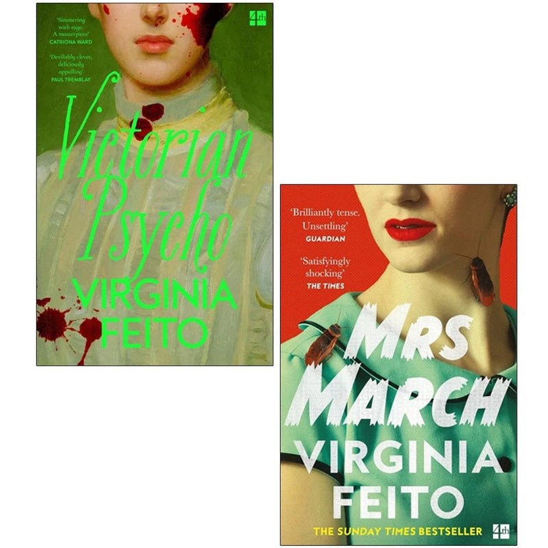 Virginia Feito 2 Books Collection Set (Mrs March & Victorian Psycho) - The Book Bundle