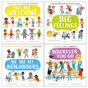 All Are Welcome Series By Alexandra Penfold 4 Books Collection Set(All Are Welcome, Big Feelings, We Are All Neighbours & Wherever You Go) - The Book Bundle